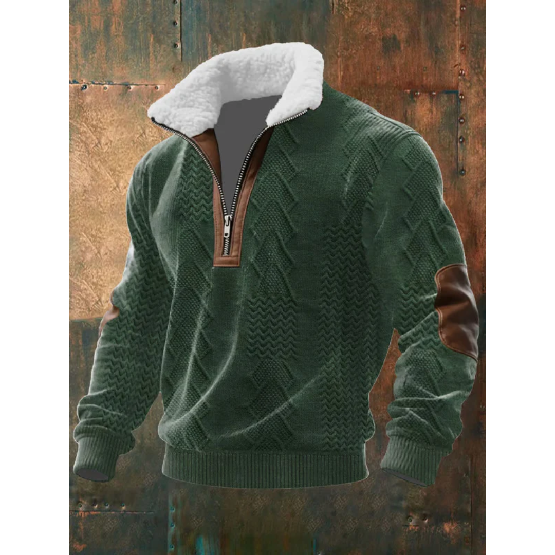 János - Magas nyakú fleece pulóver