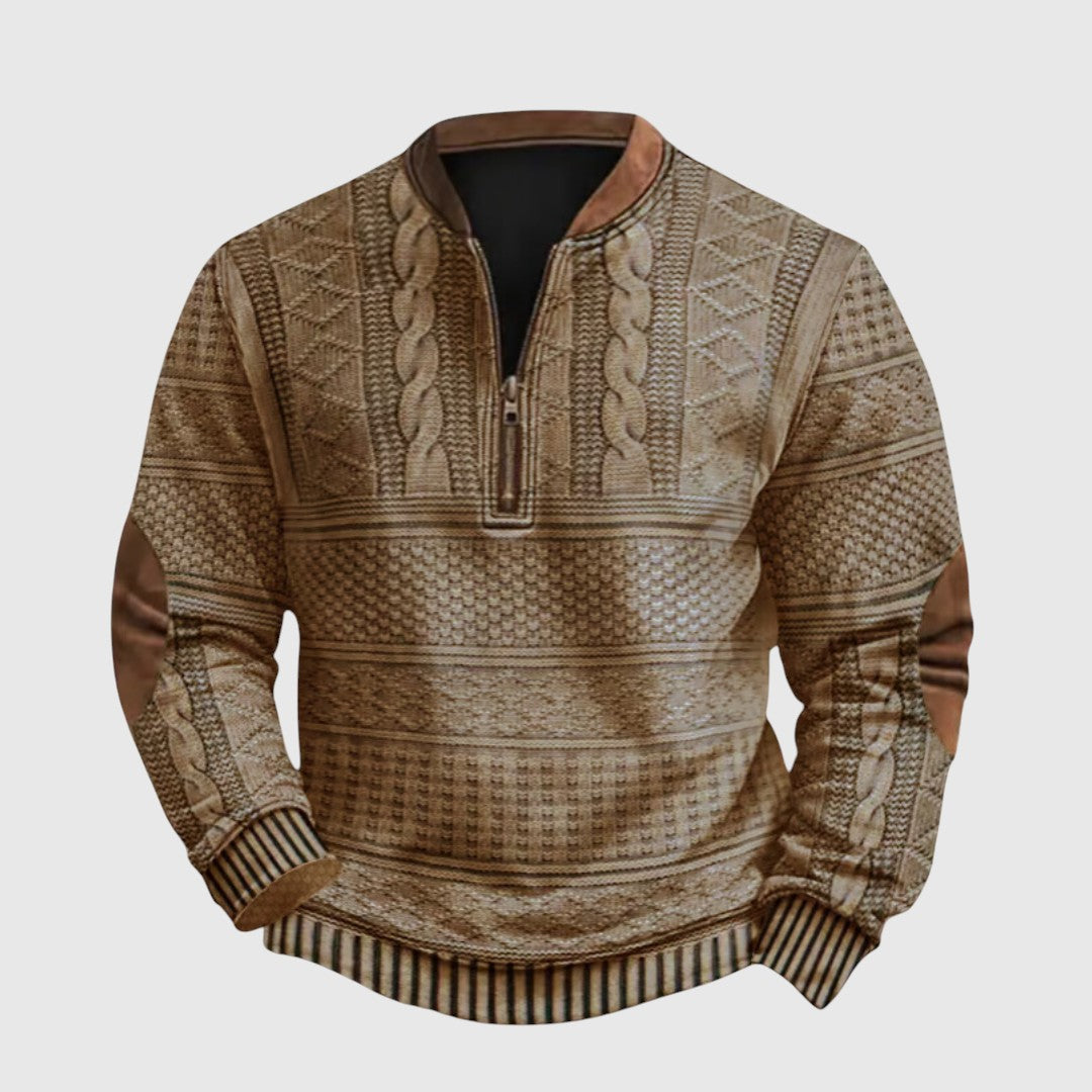 Charles - Fél cipzáros pulóver