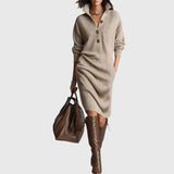 Eszter - Meleg Kötött Elegáns Ruha