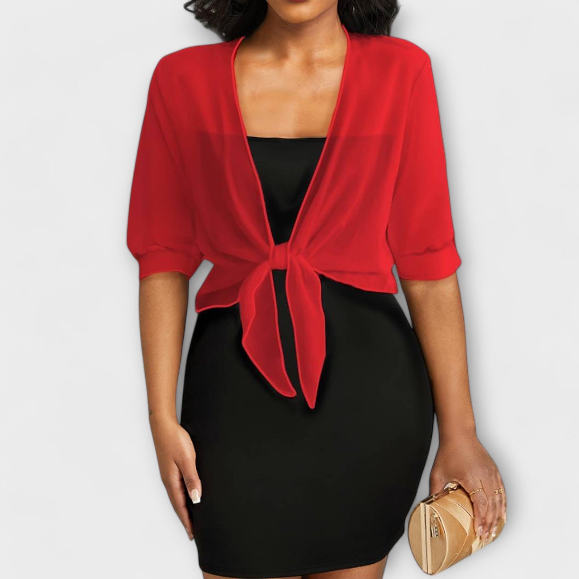 Olivia - Blúz nyitott elülső panellel