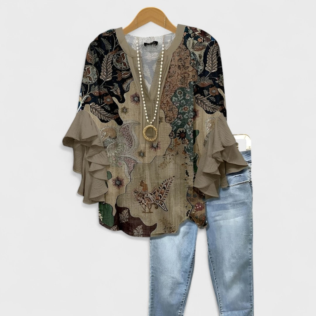 Elizabeth - Nyári Casual Blúz