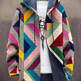 Aria™ | Luxus művészeti ihletésű kapucnis pulóver cipzárral