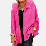 Arabelle - Kényelmes Kapucnis Kabát Törölköző Gallérral