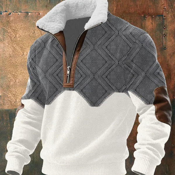 János - Magas nyakú fleece pulóver