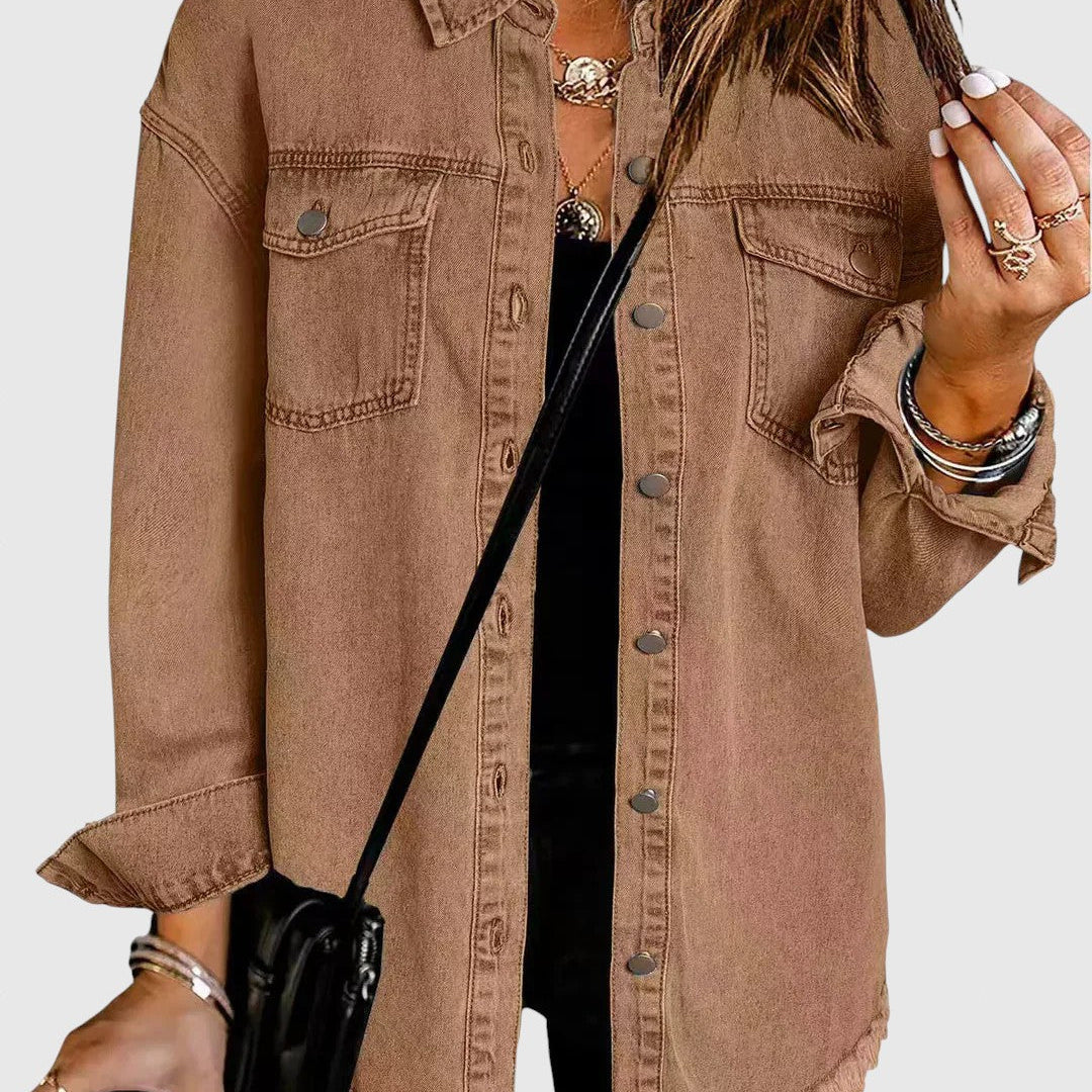 Róza – Női városi bőrkabát