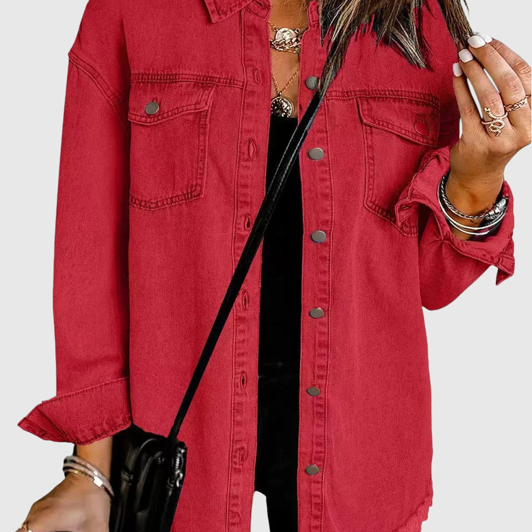 Róza – Női városi bőrkabát