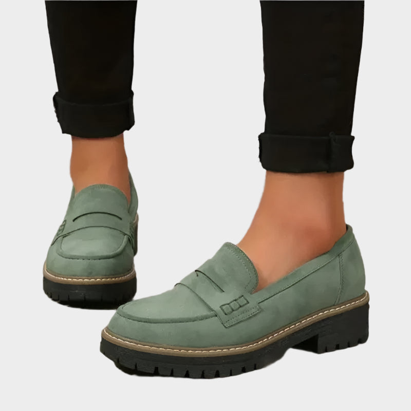 Vastag talpú mokaszinok