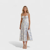 Kiana - Fűzős Midi Ruha