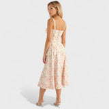 Kiana - Fűzős Midi Ruha