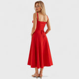 Kiana - Fűzős Midi Ruha